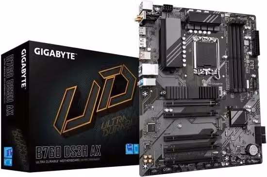 Gigabyte Mb 1700 12/13/14gen. B760 Ds3h Ax 4xddr5 4xsata Wifi Hdmi/dp