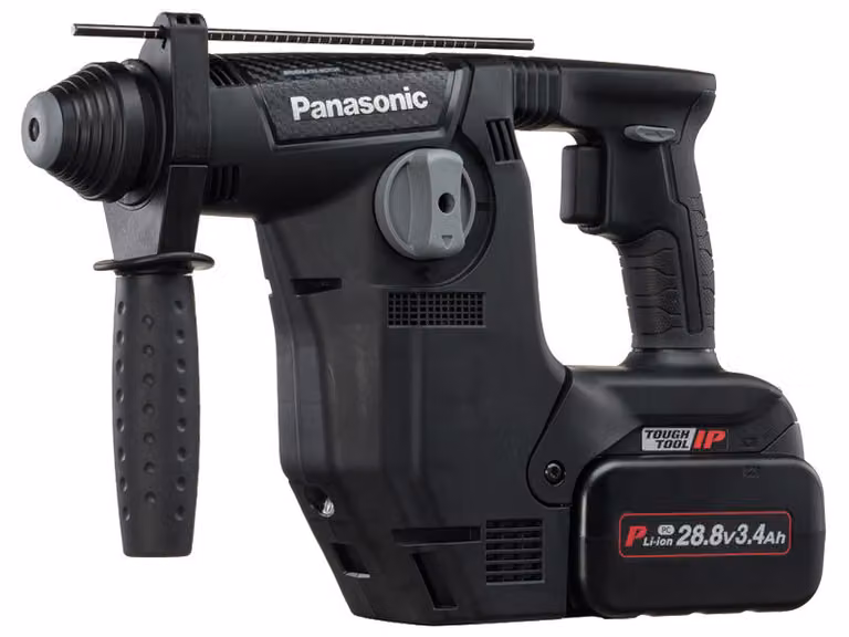 Panasonic EY7881X trapano avvitatore a batteria 28,8 V/3,4 Ah set completo (2 batterie + caricabatterie + adattatore per scalpello + scatola Systainer)