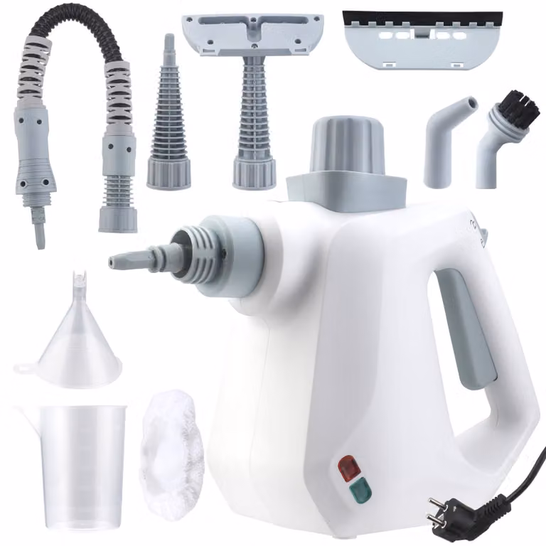 ZELURXX Macchina per la pulizia della cucina, pulitore a vapore, portatile, vapore ad alta temperatura, macchina per la pulizia, bianco