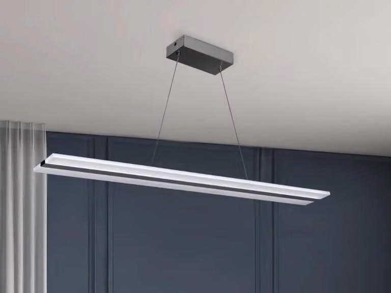 Lampada a sospensione LED con telecomando, 50W - J4304/CH