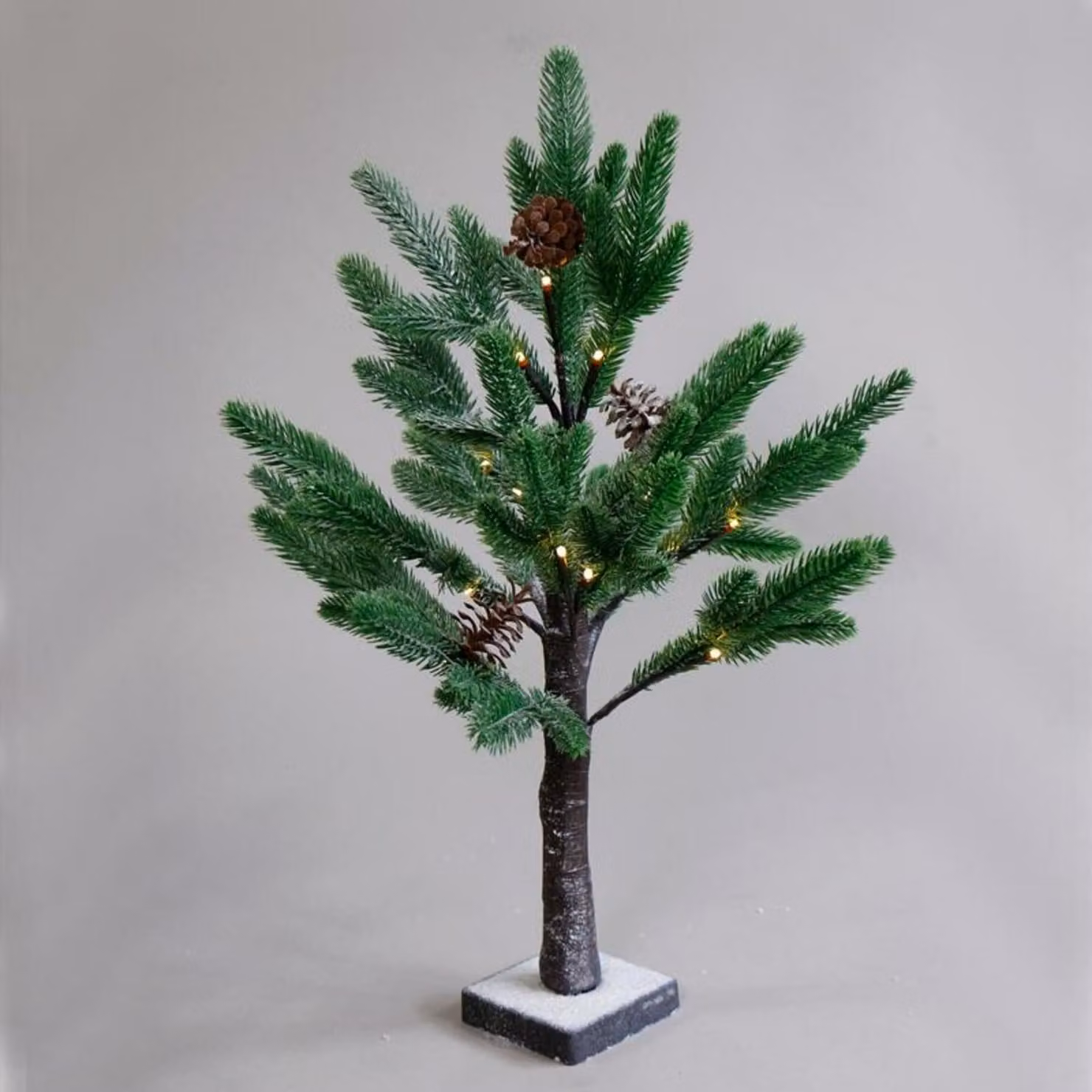ACA Lighting Pine 24 WW LED IP20 3xAA 60cm stand 10x10cm X1024114