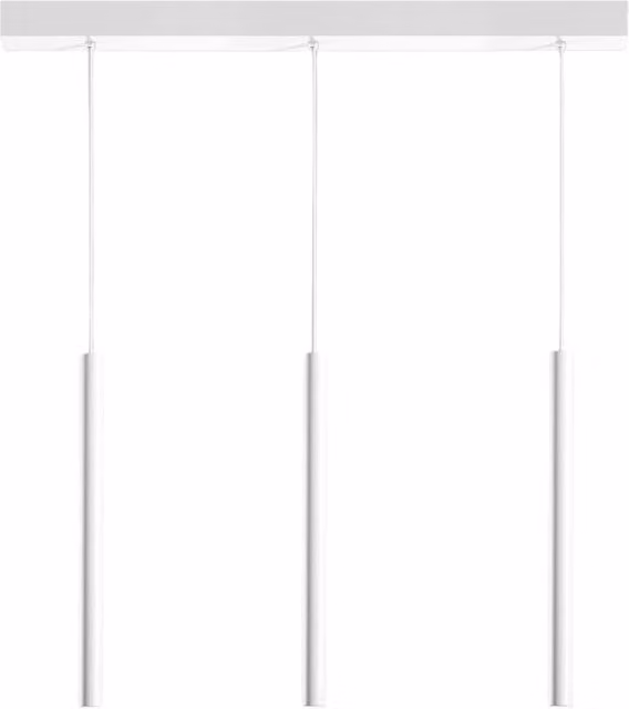 Lampada a Sospensione Lineare Thalassia S/3P - 3 Luci 3x7W 3000K 1194lm Fascio 18° Finitura Bianco Satinato - Gealuce - Alluminio di Qualità