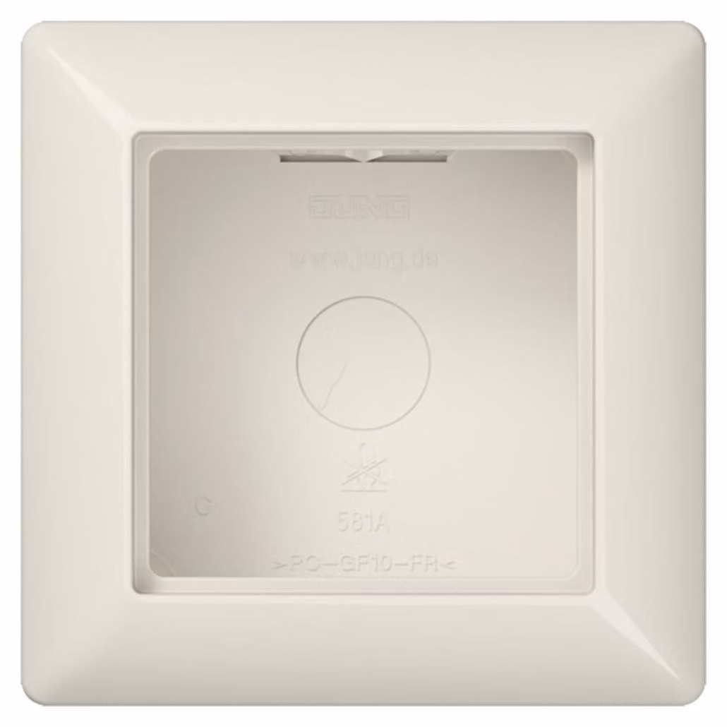 Jung tappo da esterno 1-gang ws cornice sagomata AS 581 A W