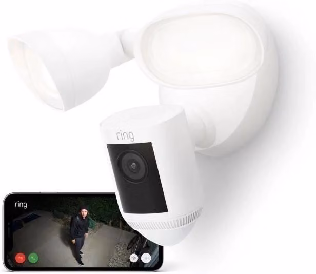 Telecamera di sorveglianza - RING - Spotlight Pro Plug-in - Bianco - EU
