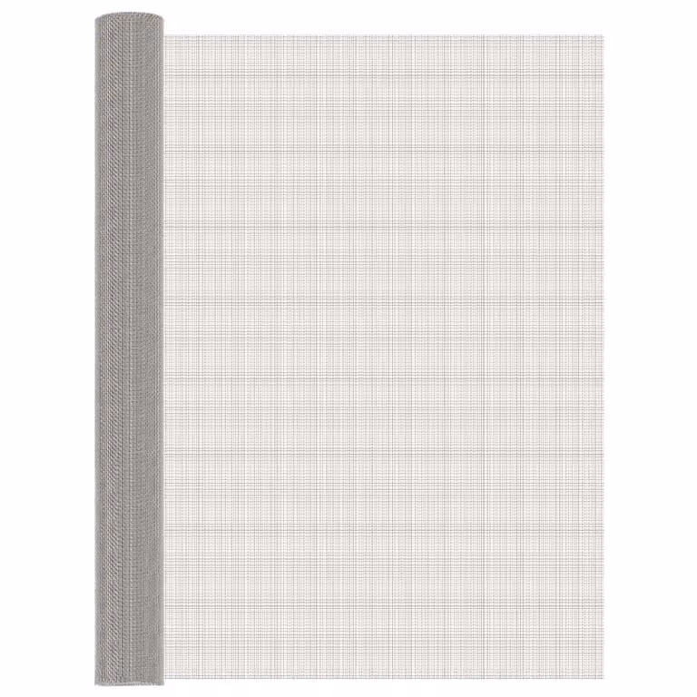 Rete per schermatura vidaXL in acciaio inossidabile Argento L: 500 cm, H: 100 cm