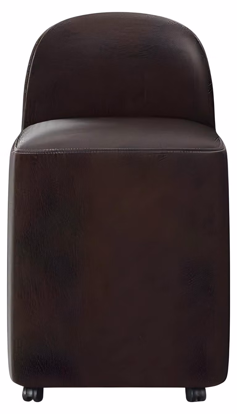 Grauer Holz Hocker modern eleganter Sitzmöbel
