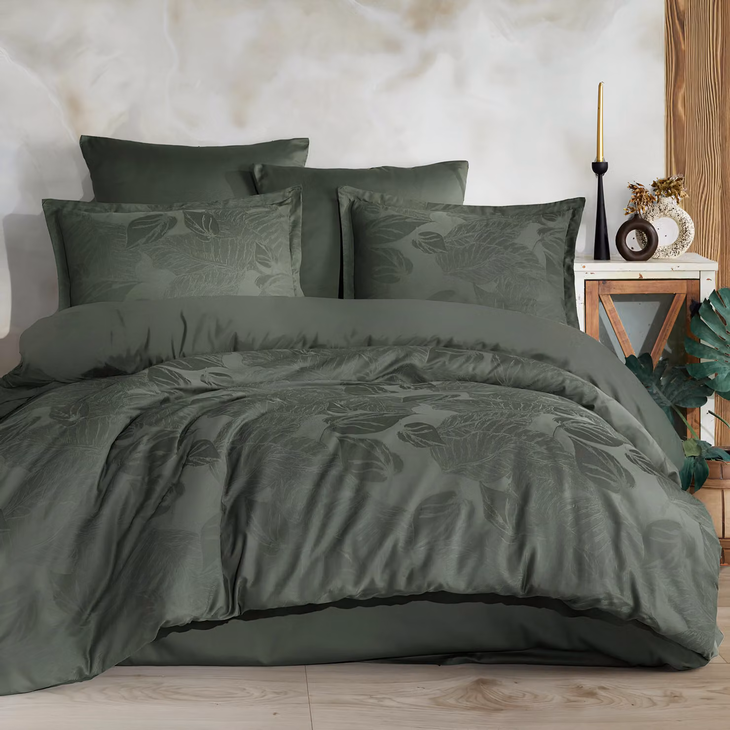 Biancheria da letto in cotone sateen jacquard (P) PALMORE 1/220x200 JACQUARD