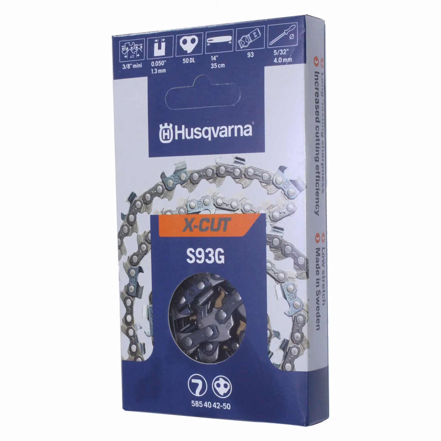 Husqvarna S93G-50E Catena per sega 3/8 1,3 50