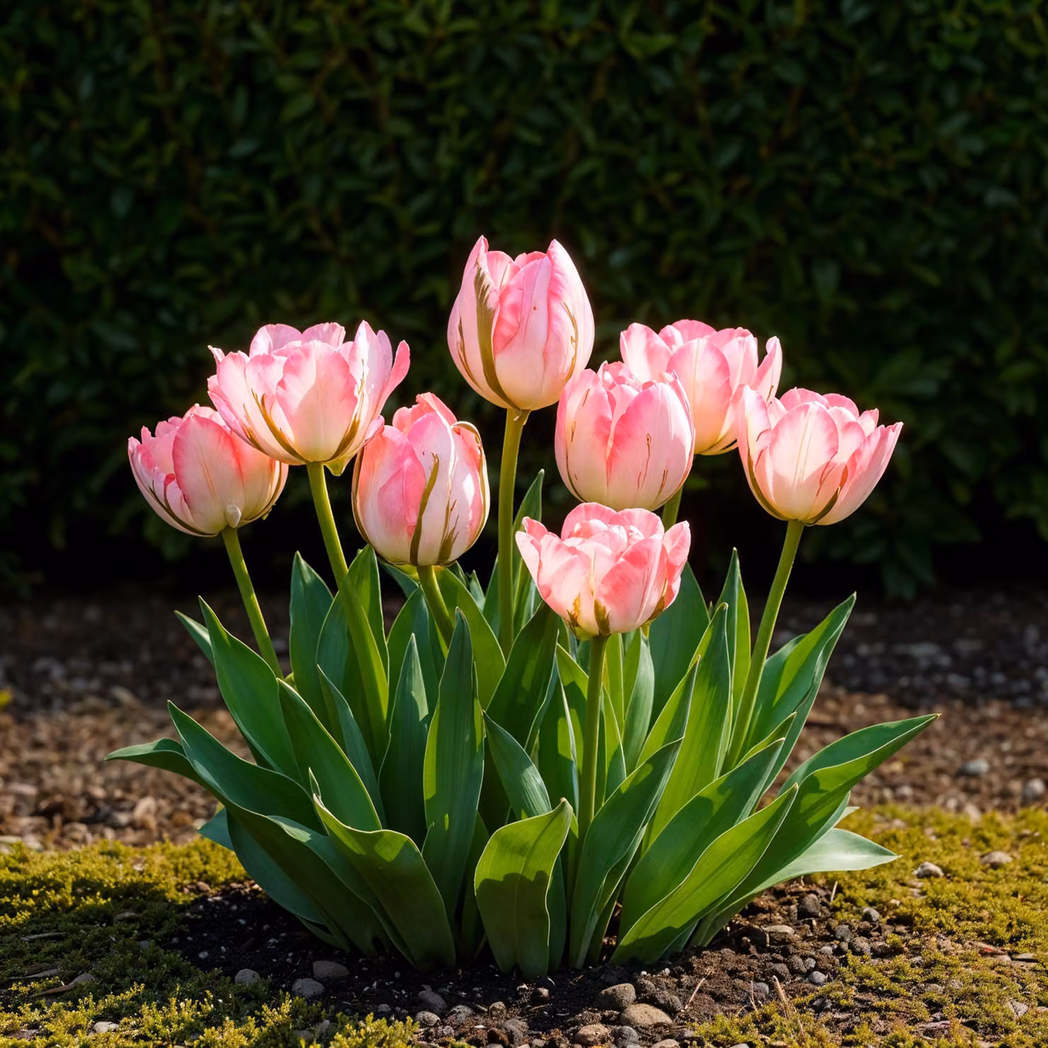 Bulbi di fiori Exotenherz - Tulipani Tulipa Double Pink (12 pezzi)