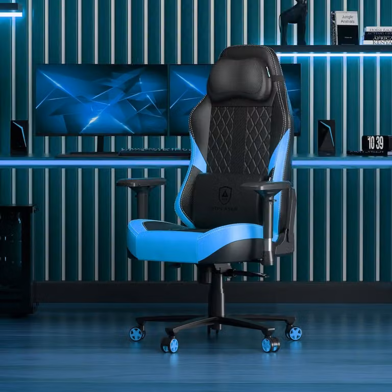 Sedia ergonomica da gaming - Sedia da ufficio - Sedia per computer - Sedia da gaming - Sedia da ufficio - Funzione massaggio con 3 zone