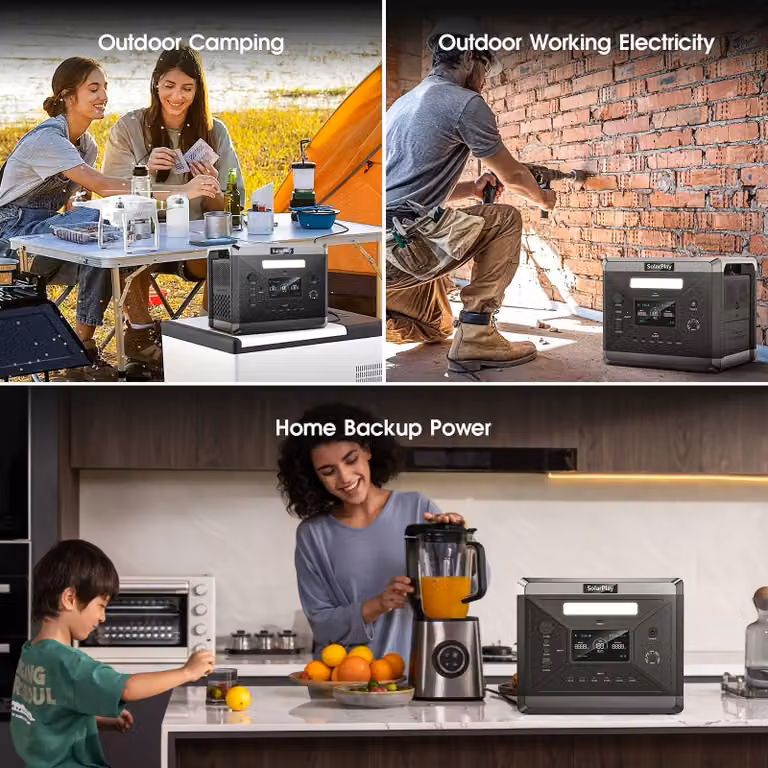 Centralina portatile - Generatore mobile - Alimentazione di emergenza - Batteria per attività all'aperto - Alimentazione di riserva per la casa