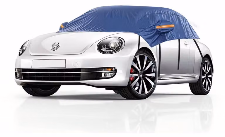 Copertura impermeabile e traspirante per auto, adatta a metà garage, per Volkswagen Beetle dal 1960 al 2024