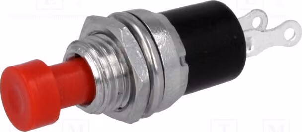 2 interruttori a pulsante, corrente 1A/250VAC, posizione: OFF-(ON), modello PS10BRD, marca Stard