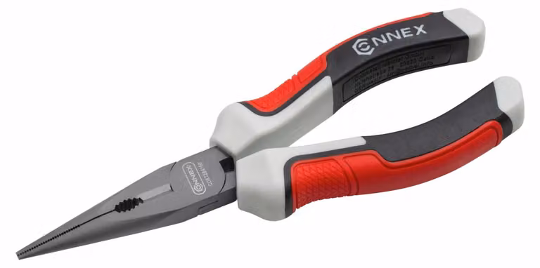 Pinza a becchi piatti Connex, diritta, 160 mm, impugnatura 3K