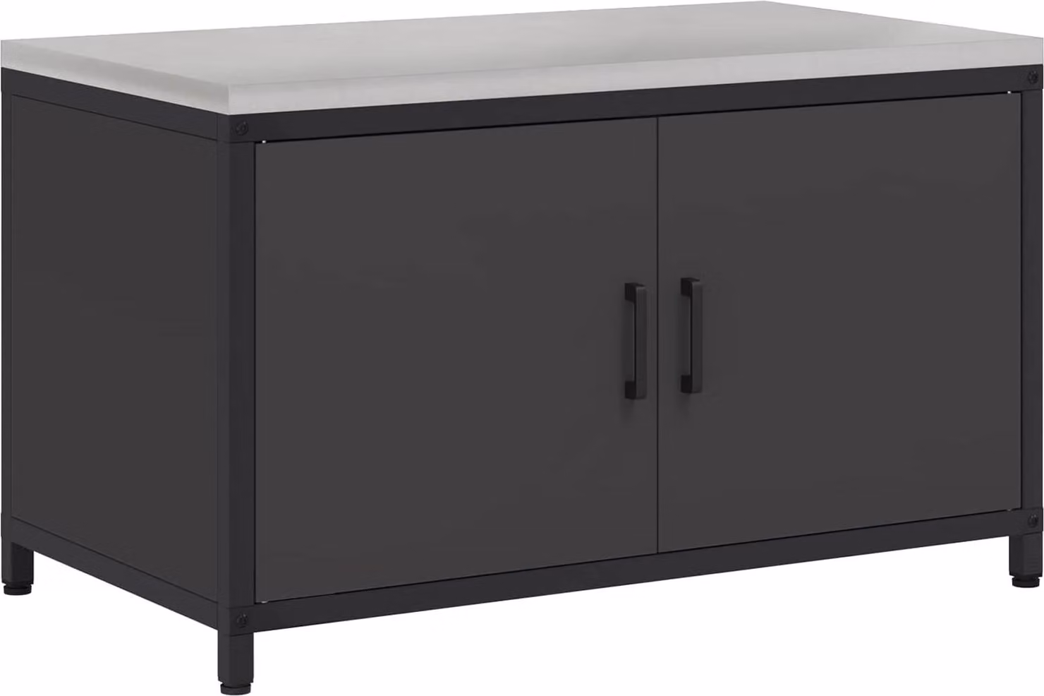 Stoccaggio in cucina HATTEM Nero 90 x 50 x 53 cm Acciaio