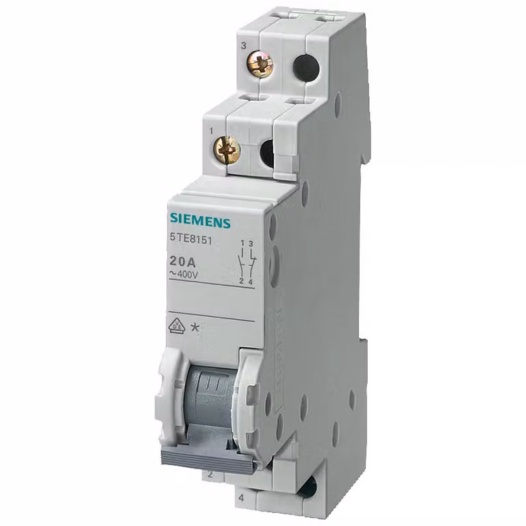 Commutatore Siemens 20 A, 3 posizioni, 1 polo, 5 moduli 8153