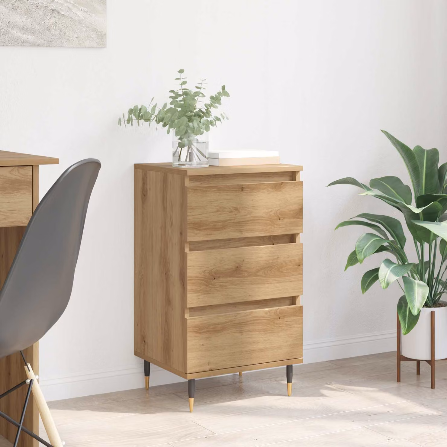 Credenza moderna vidaXL in legno color marrone L/P/H: 35 x 40 x 70 cm