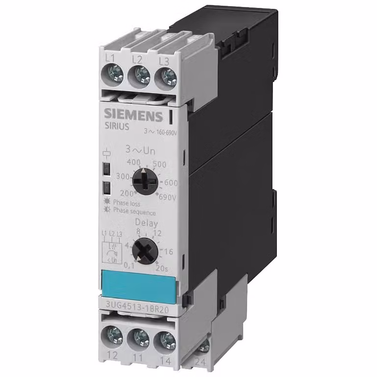 Siemens SIRIUS 3UG4 relè di monitoraggio 3UG4513-1BR20 Relè di monitoraggio per tensioni di rete e trifase (3UG4513-1