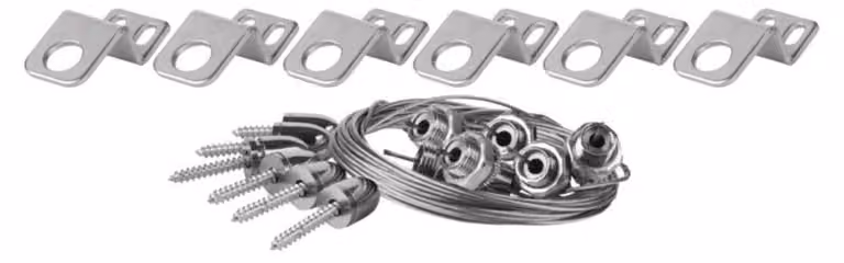 6 corde per pannello LED 120×30cm 70187