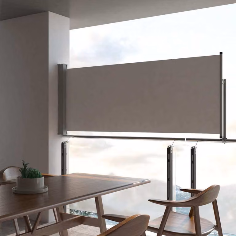 Maison Exclusive - Tenda laterale estensibile 100x300 cm Grigio