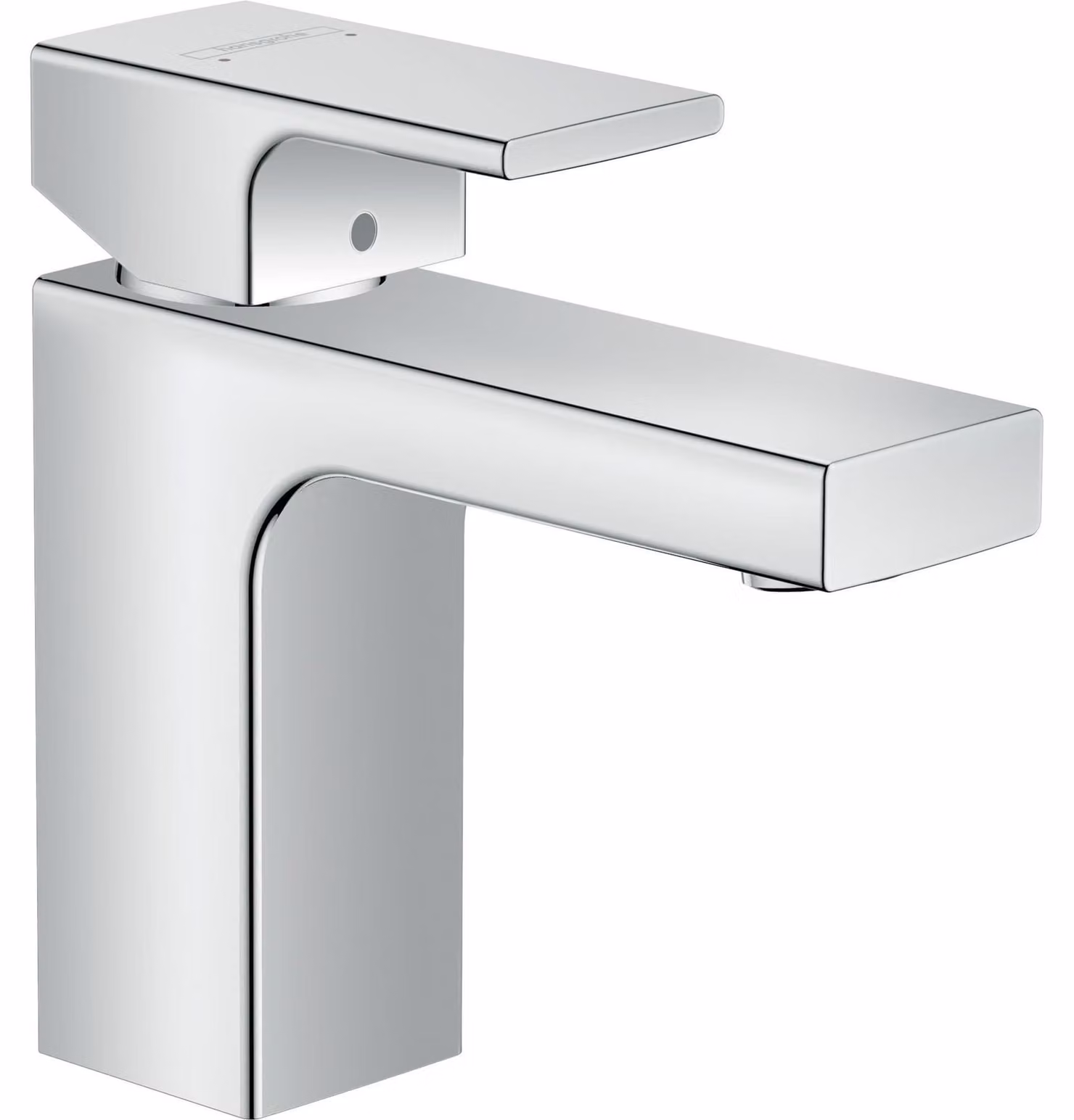 hansgrohe Vernis Shape Mitigeur monocommandé pour lavabo 100 sans vidage, 71569000, 71569000