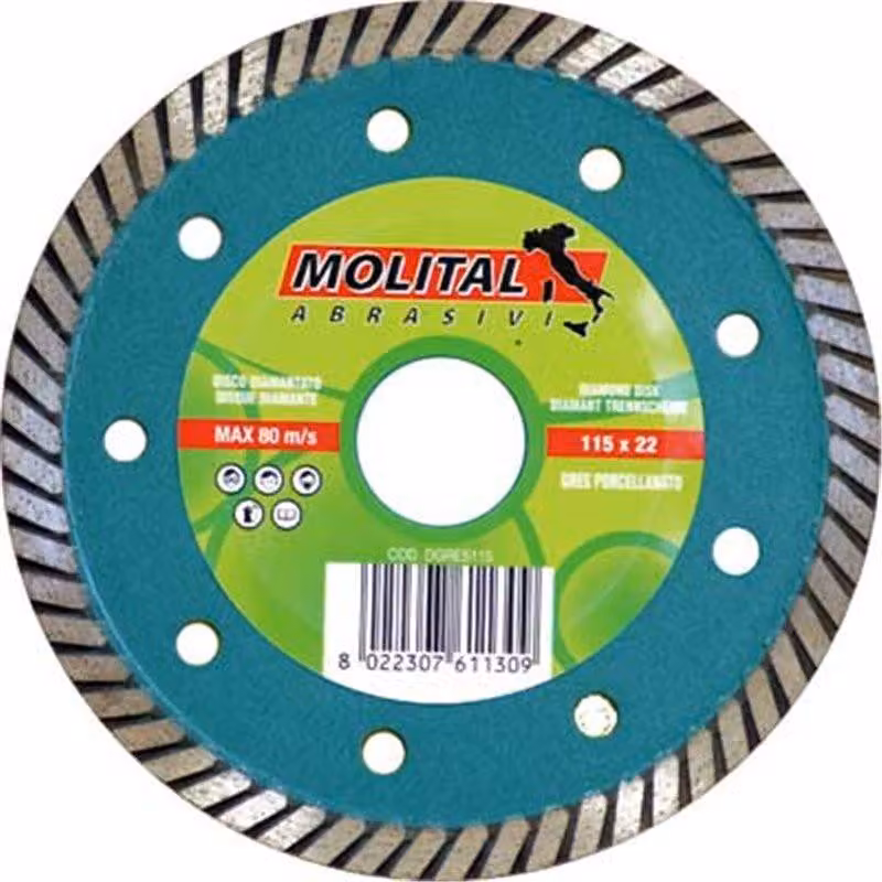 DISCO DIAMANTATO 'GRES' MOLITAL Ø 115 mm