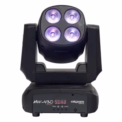 Testa mobile disc jockey Algam Lighting MW430 Wash RGB nero – 2