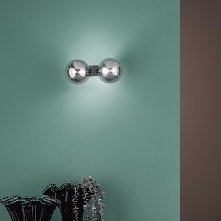 Luce Ambiente Design Applique da parete Honey, dimmerabile, Nero, Soggiorno / Sala da pranzo, Metallo, Applique