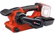Levigatrice a nastro Einhell TP-BS 18/457 Li BL Power X-Change rossa senza batteria e caricabatterie – 1