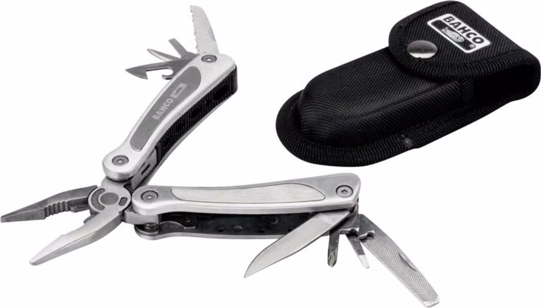 Bahco 12 In 1 Utensili multifunzionali pieghevoli 165 Mm Argento Argento Taglia Unica