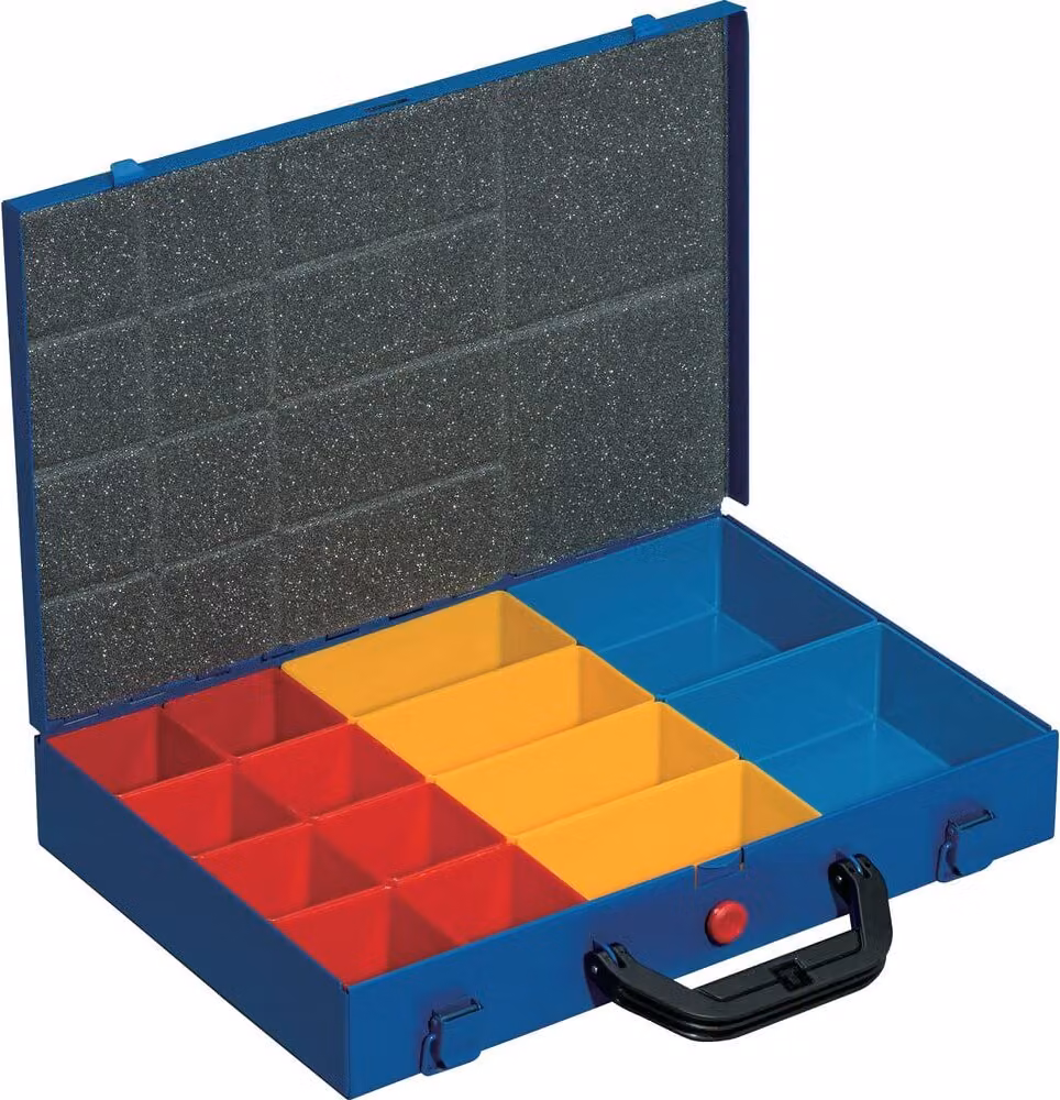allit 454127 Valigia per minuteria metallica EuroPlus Pro M 34L-14, blu