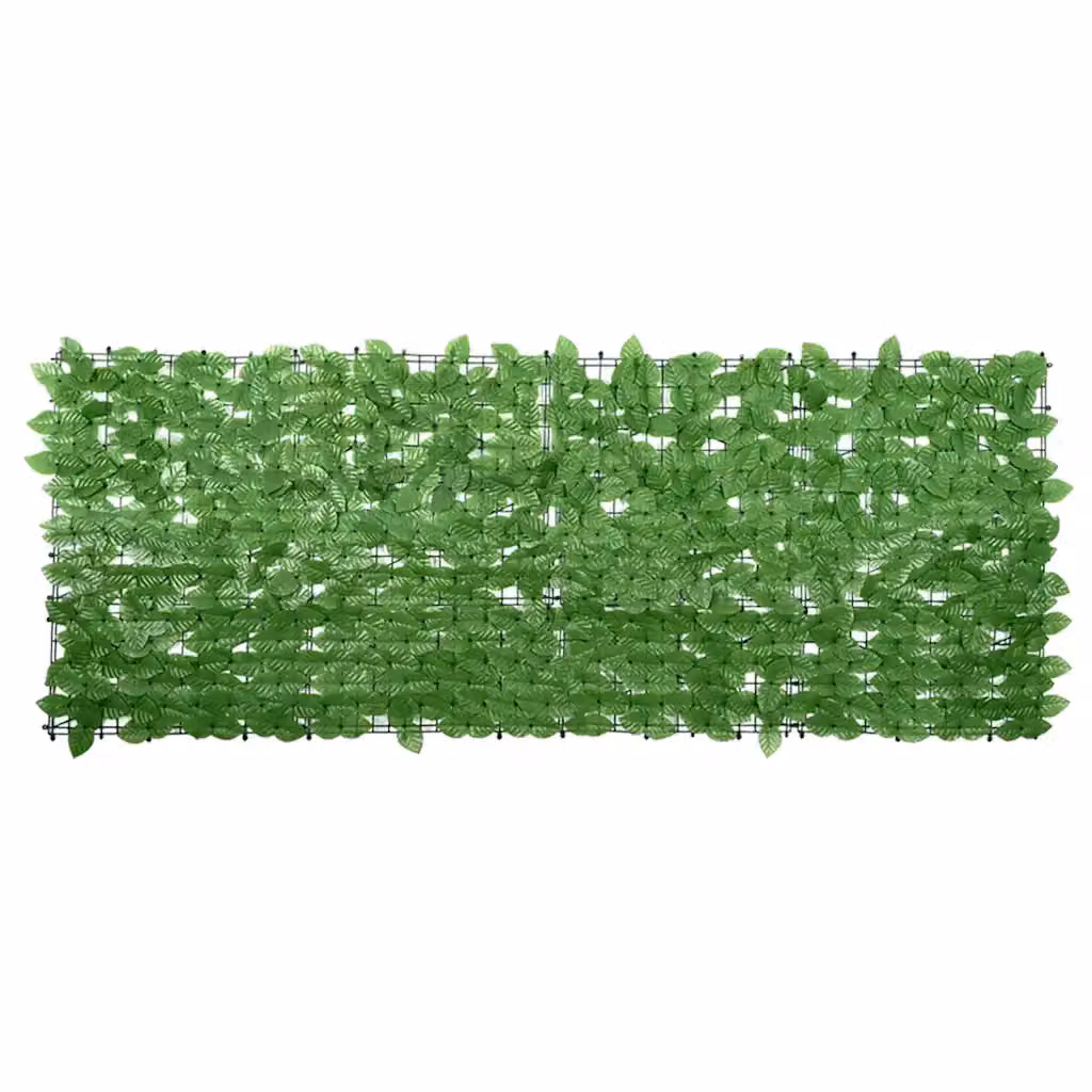 vidaXL Paravento da Balcone con Siepe Artificiale Verde, L: 200 cm, H: 75 cm