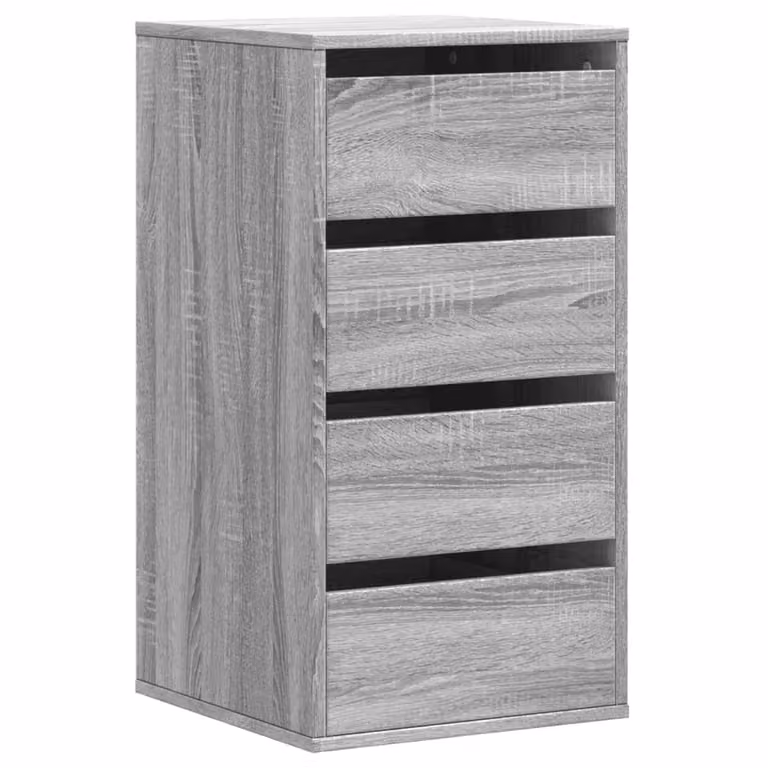 Cassettiera Angolare Grigio Sonoma 40x41x76cm Legno Multistrato