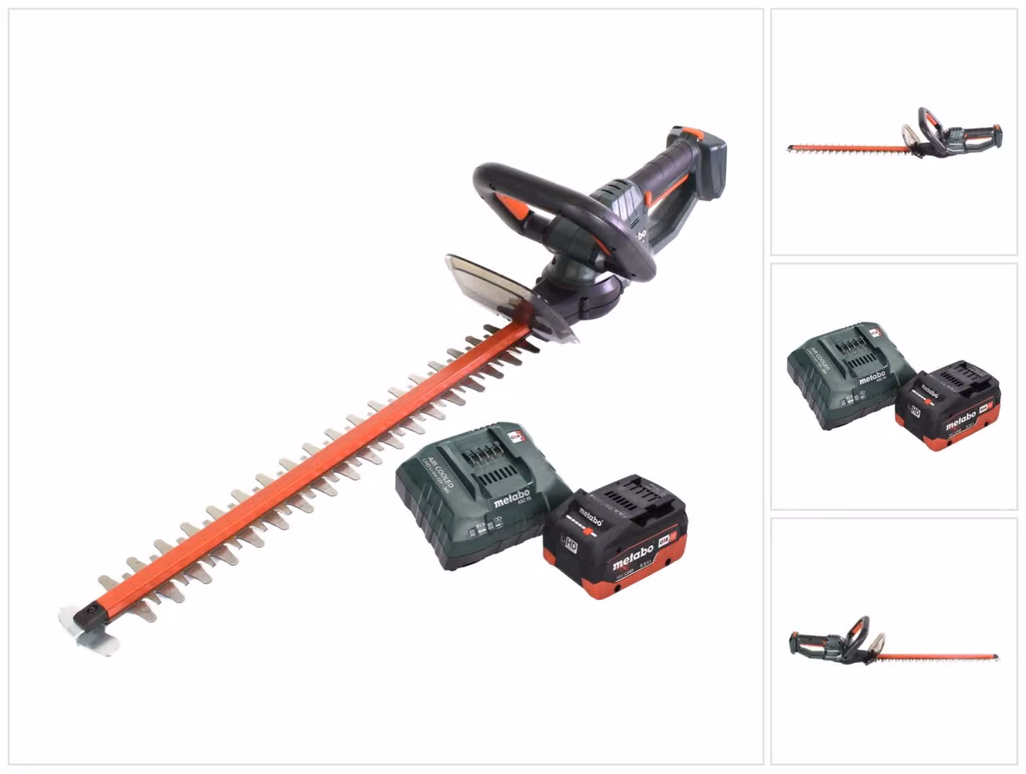 Tagliasiepi a batteria Metabo HS 18 LTX 55 18 V 53 cm + 1x batteria 5,5 Ah + caricatore