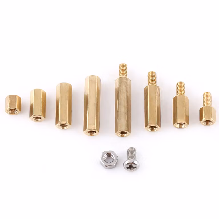 Distanziatore, distanziatore in ottone, distanziatore M3, distanziatore scheda madre, distanziatore PCB