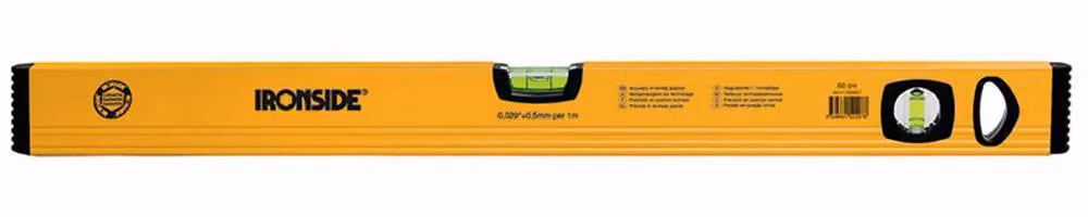 IRONSIDE 100231 Indicatore di livello dell'acqua in alluminio 40cm 2 fiale