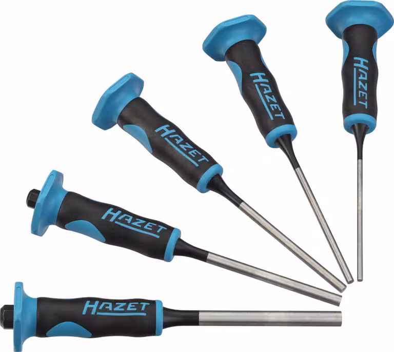 HAZET Set di punzoni per spine, lunghi 751LHS/5 Numero di utensili: 5