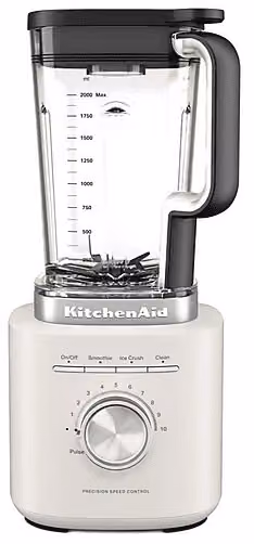 Frullatore KitchenAid 5KSB2073EPL da 2 l, 1700 W, 10 velocità, Bianco Porcellana