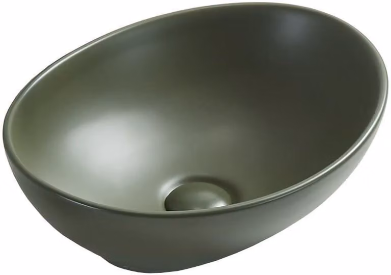 Mexen Elza lavabo da appoggio 40 x 33 cm, khaki opaco - 21014043