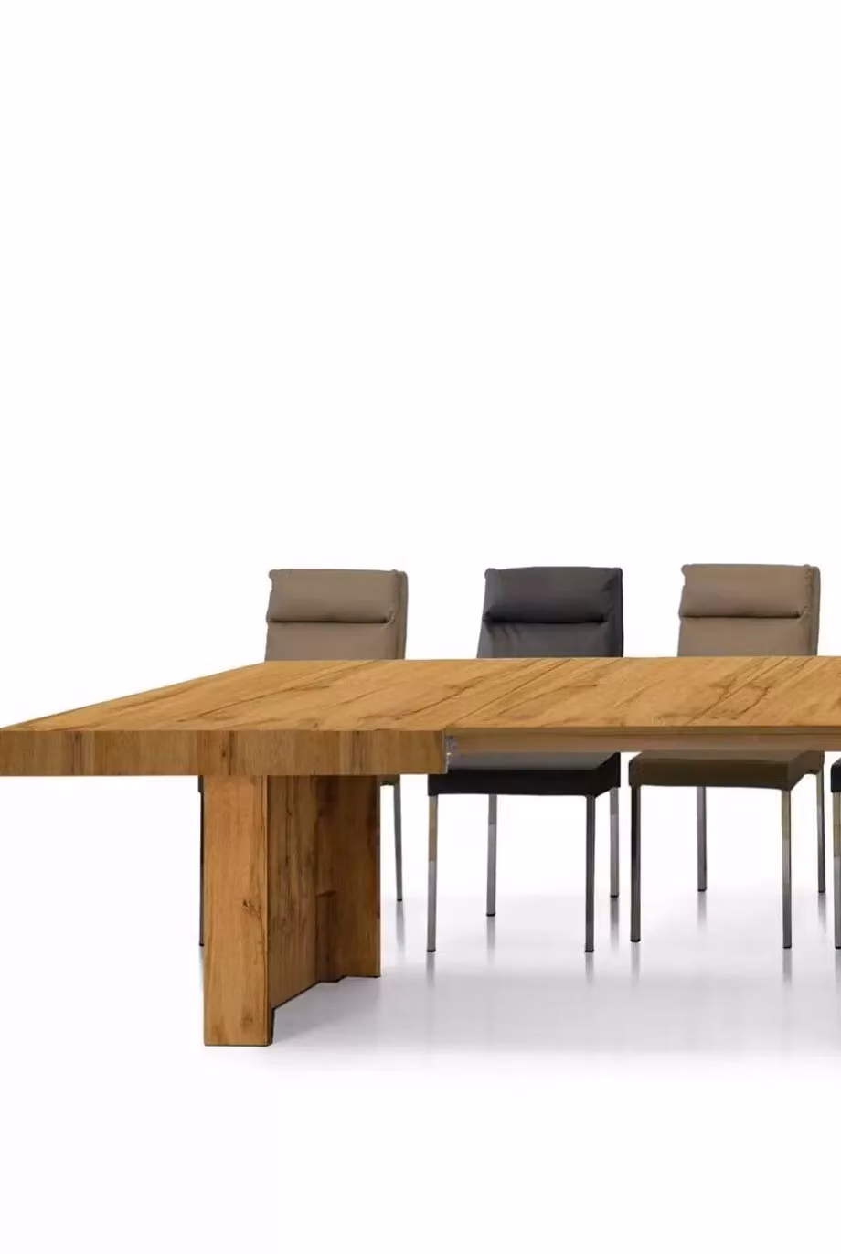 Tavolo rettangolare estensibile Mobili 2G in nobilitato rovere nodato, L: 180 cm, P: 100 cm, H: 76 cm, apertura fino a 480 cm – 1
