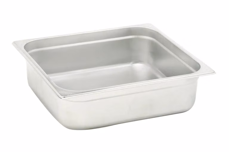 Bacinella Gastronorm in acciaio inox GN 1/2 6 pezzi cm. 26,5x32,5 h. cm. 4