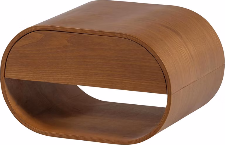 Momo Comodino sospeso in legno marrone
