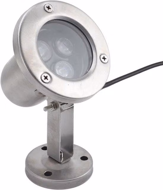 Faretto da incasso a LED per parchi acquatici o giardini - Bianco caldo - Impermeabile