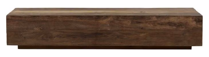 Tavolino Pomax Temba, colore marrone, dimensioni 160 x 35 x 30,5 cm