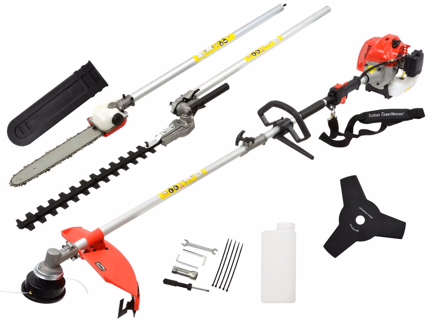 GEKO Decespugliatore multifunzione a benzina 4 in 1, 3HP G81057
