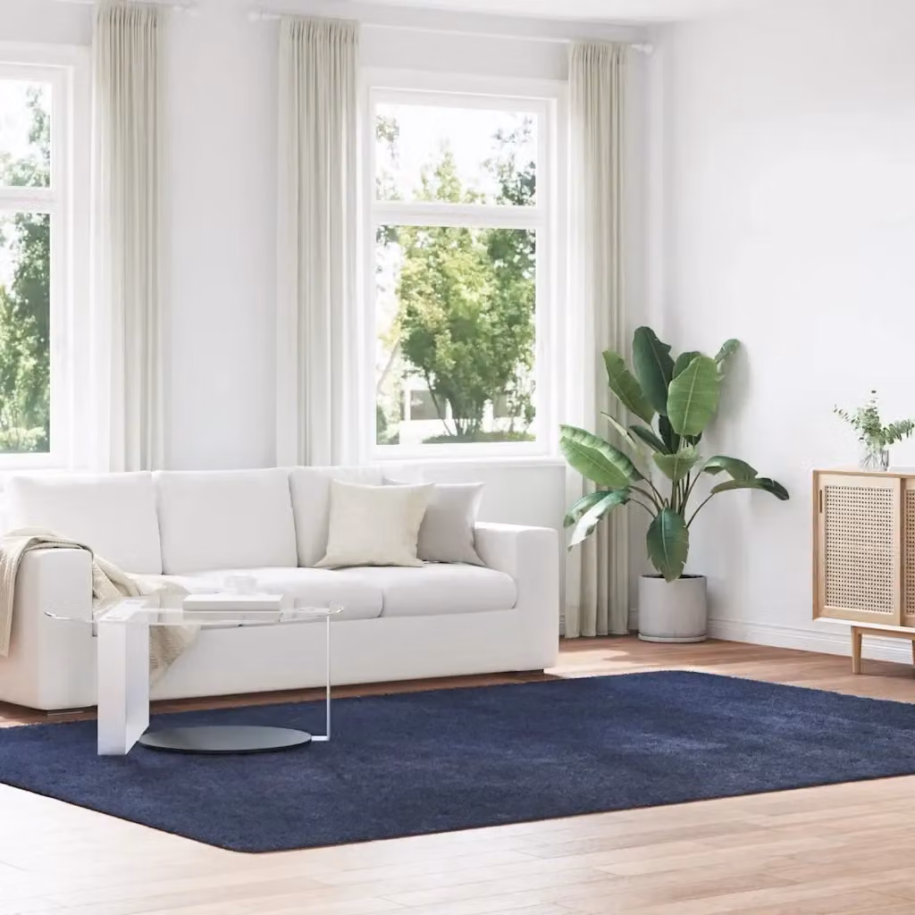 Tappeto Shaggy a Pelo Lungo NAVARRA Blu Marino L: 340 cm, P: 240 cm, H: 3,5 cm – 2