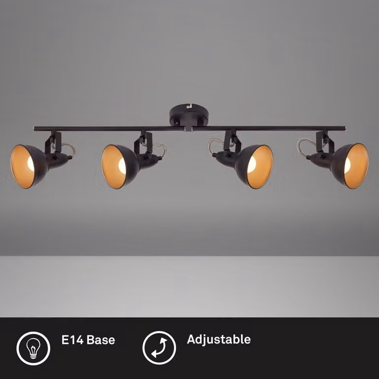 Faretto LED da soffitto Lampada da soffitto per soggiorno Lampada spot LED Retro orientabile
