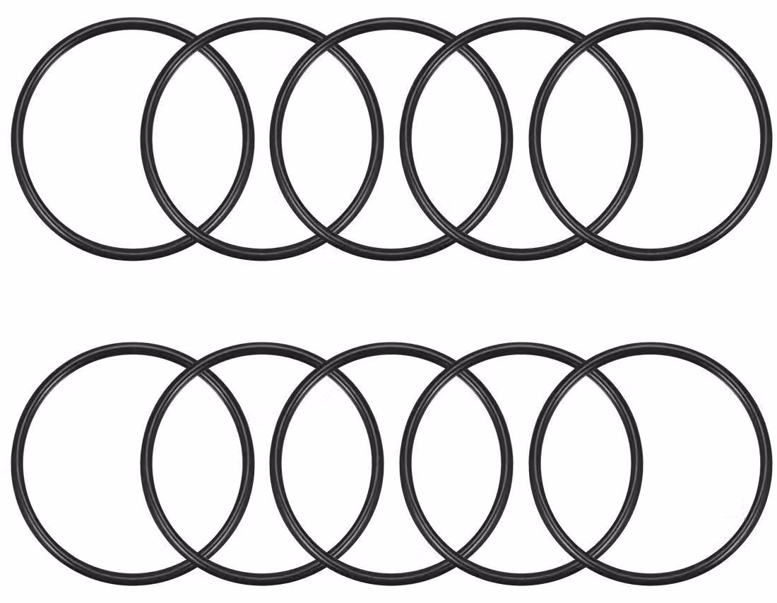 O-ring, 10 pezzi, gomma sintetica, diametro esterno 53 mm, dimensioni 65x58x3,5 mm
