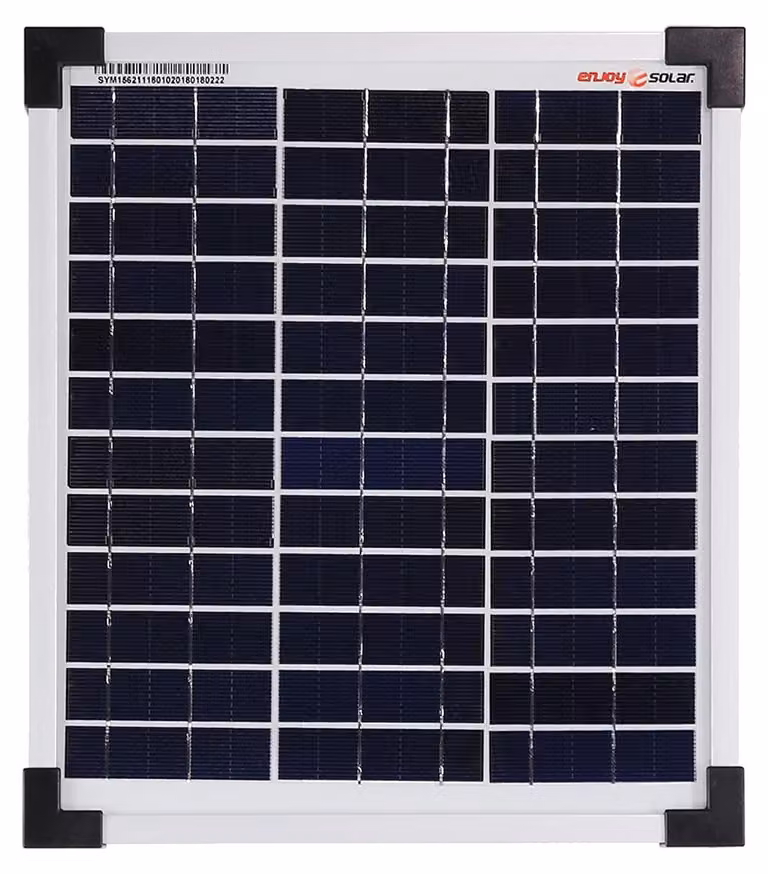 Pannello solare policristallino, 10 W, 12 V, modulo fotovoltaico