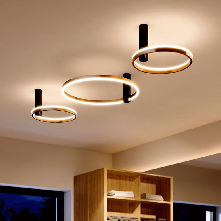 s.luce Ring Air LED plafoniera Lampada da soffitto Lampada da soggiorno Dimmerabile Ø 60cm